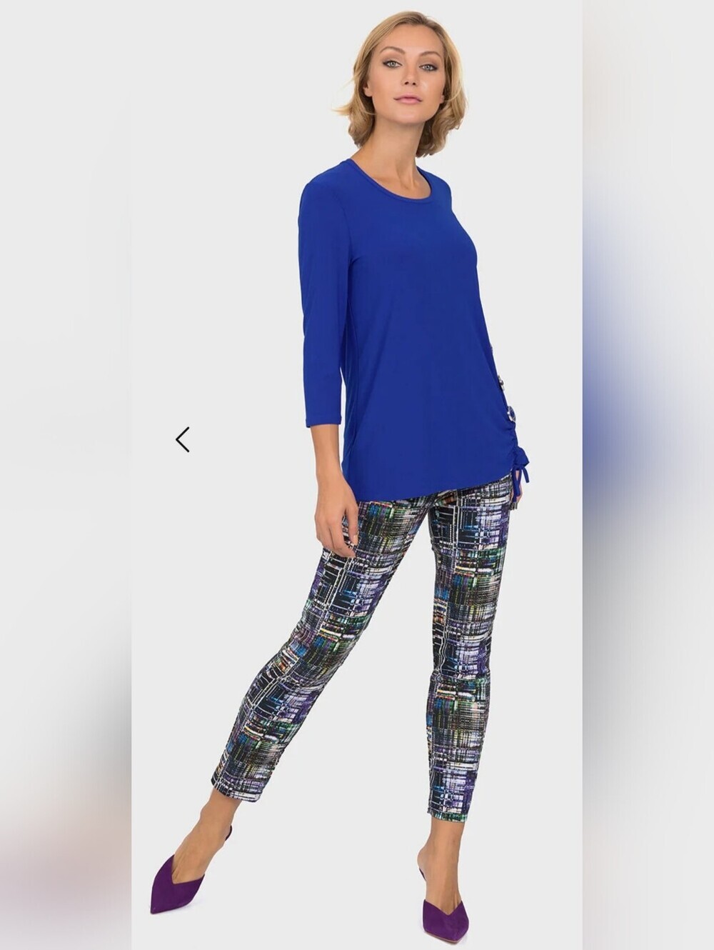 Joseph Ribkoff Royal Sapphire Top Style 191153 size 8 NWOT ptp 18.5"